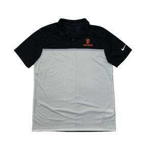Nike Polo Shirt Mens M Black Dry Victory San Francisco Giants Sports Medicine